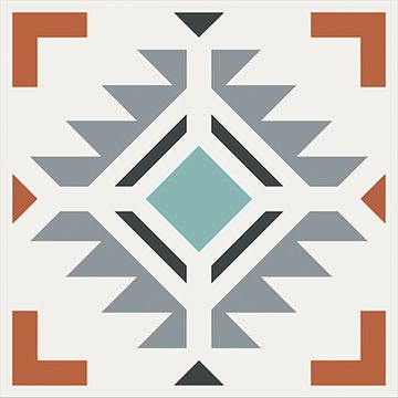 Cean Cement Tile by Original Mission Tile - view 6