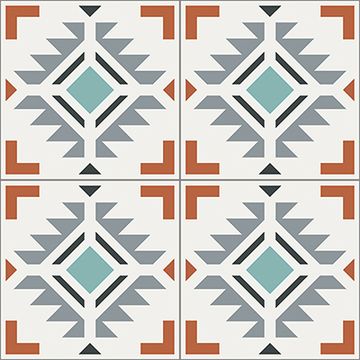 Cean Cement Tile by Original Mission Tile - view 5