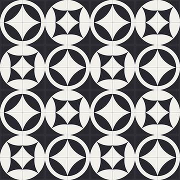 Cerchio A&B Cement Tile by Original Mission Tile - view 3