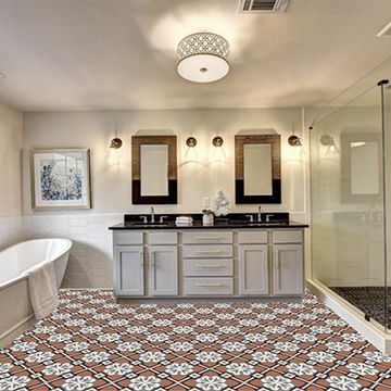 Champagne Cement Tile by Original Mission Tile - view 2