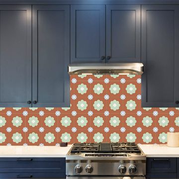 Daisy Cement Tile by Original Mission Tile - view 3