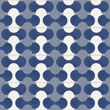 Sea Shell Weathley 01 Cement Tile by Original Mission Tile - view 6