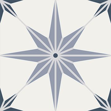 Ciel Cement Tile by Original Mission Tile - view 5
