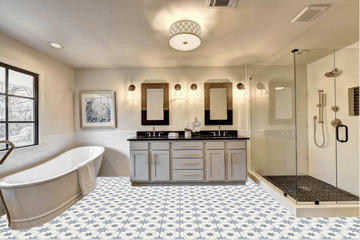 Ciel Cement Tile by Original Mission Tile - view 3