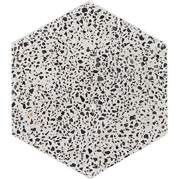 Hex T2-100 White Cement Tile by Original Mission Tile - view 3