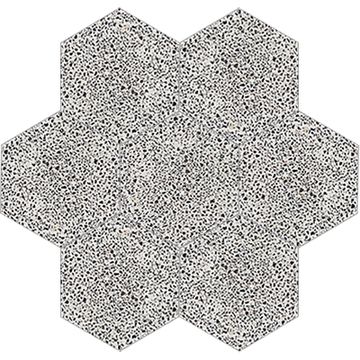 Hex T2-100 White Cement Tile by Original Mission Tile - view 2