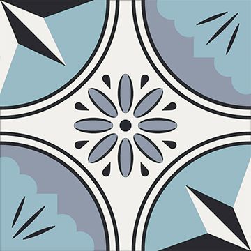 Oceano Cement Tile by Original Mission Tile - view 7