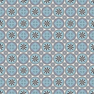 Oceano Cement Tile by Original Mission Tile - view 5