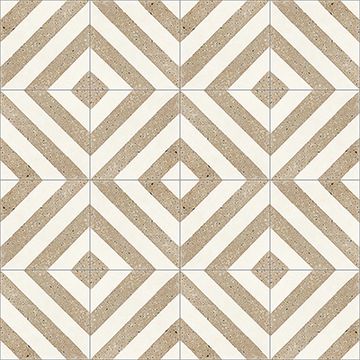 Ligne Brisee Cement Tile by Original Mission Tile - view 2