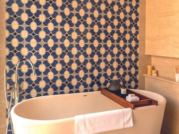 Jolla Blue 02 Cement Tile by Original Mission Tile - view 3