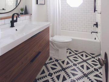 Palace Black 01 Cement Tile by Original Mission Tile - view 5