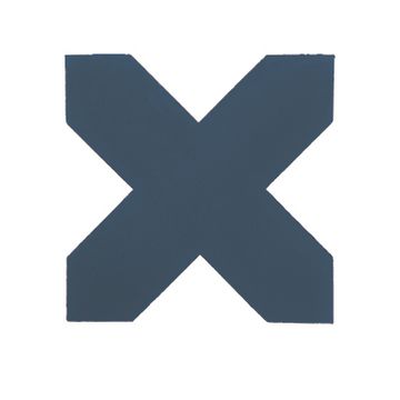 Star And Cross S-108 Navy 6×6 Cement Tile by Original Mission Tile - view 4