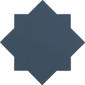 Star And Cross S-108 Navy 6×6 Cement Tile by Original Mission Tile - view 3