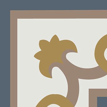 Cox Border Cement Tile by Original Mission Tile - view 2