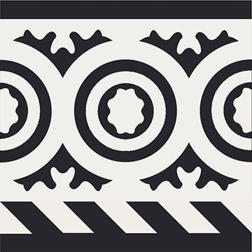 New Orleans Border Cement Tile by Original Mission Tile - view 3