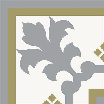Queen Border Cement Tile by Original Mission Tile - view 2