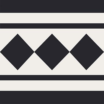 Ritz Border Cement Tile by Original Mission Tile - view 3