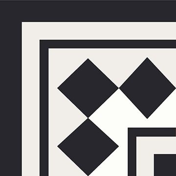 Ritz Border Cement Tile by Original Mission Tile - view 2