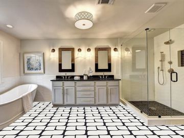 Cubic Black 01 Cement Tile by Original Mission Tile - view 3