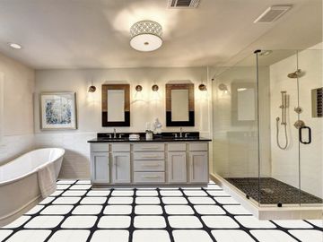 Cubic Black 01 Cement Tile by Original Mission Tile - view 4