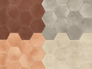 Terracotta Hex-916 Sand 8×9 Cement Tile by Original Mission Tile - view 4