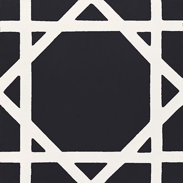 Louise Black 01 Cement Tile by Original Mission Tile - view 7