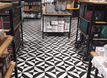 Diagonales Ac Ii Black 01 Cement Tile by Original Mission Tile - view 2