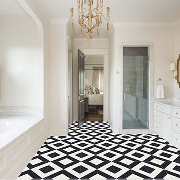 Diagonales Ac Ii Black 01 Cement Tile by Original Mission Tile - view 4