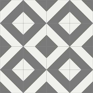 Diagonales Ac Ii Charcoal 02 Cement Tile by Original Mission Tile - view 4