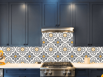 Molly Natural Gray 02 Cement Tile by Original Mission Tile - view 4