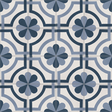 Sicily Navy 02 Cement Tile by Original Mission Tile - view 7