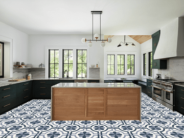 Sicily Navy 02 Cement Tile by Original Mission Tile - view 3