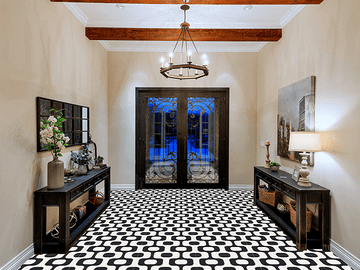Dubois Black 01 Cement Tile by Original Mission Tile - view 4