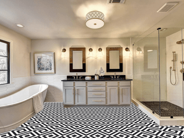 Ligne Brisse Bw 01 Cement Tile by Original Mission Tile - view 2