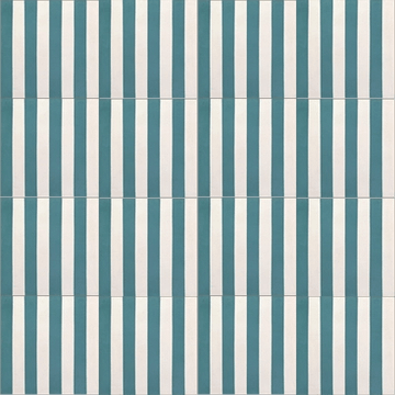 Stripes (8) Lines Cement Tile by Original Mission Tile - view 2