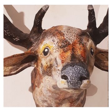 DEER TROPHY sculpture by ICI ET LÀ - view 4