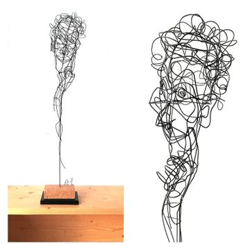 VISAGE 06 sculpture by ICI ET LÀ - view 3
