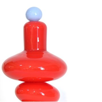 THE RED BIG DANCER glass sculpture by ICI ET LÀ - view 2
