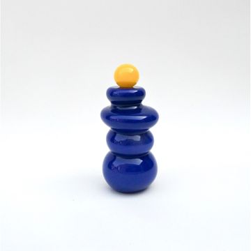 THE BLUE BIG DANCER glass sculpture by ICI ET LÀ - view 4