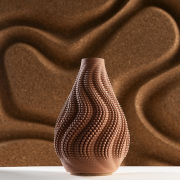 SINUOS TERRACOTA vase by ICI ET LÀ - view 3