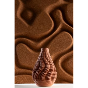 SINUOS TERRACOTA vase by ICI ET LÀ - view 4