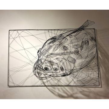 CICHLID FISH sculpture by ICI ET LÀ - view 3