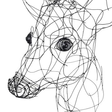 ROE DEER HEAD sculpture by ICI ET LÀ - view 3