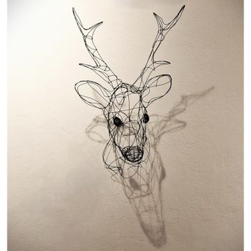 ROE DEER HEAD sculpture by ICI ET LÀ - view 5