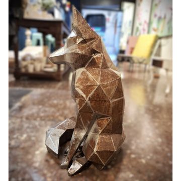 STEEL FOX sculpture by ICI ET LÀ - view 2
