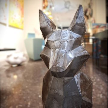 STEEL FOX sculpture by ICI ET LÀ - view 4