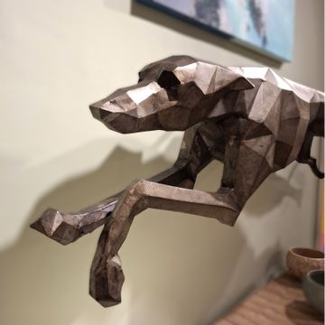 STEEL GREYHOUND sculpture by ICI ET LÀ - view 3