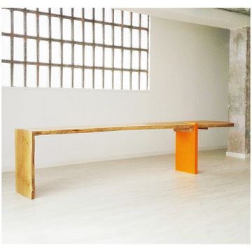 OAK MEETS ORANGE table by ICI ET LÀ - view 6