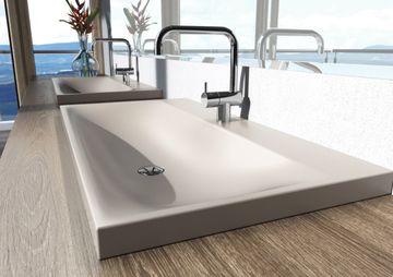 SILENIO countertop washbasin (rim height 40 mm) by Kaldewei - view 5