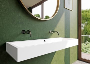 PURO WALL-HUNG DOUBLE WASHBASIN by Kaldewei - view 4